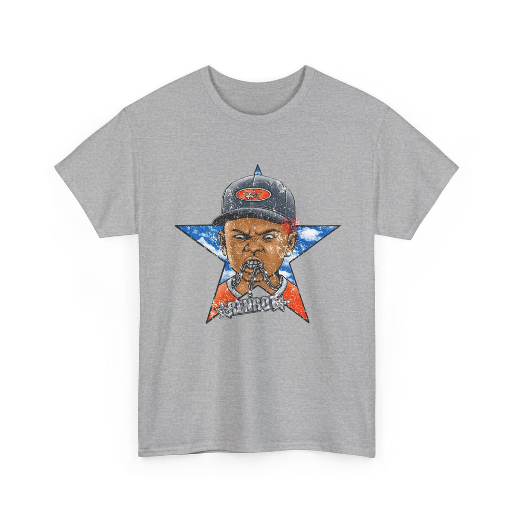 Graphic Tee — Patriotic Star Hip-Hop Portrait T-Shirt